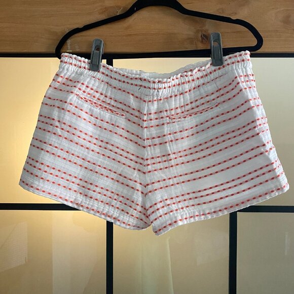 Loft Lou & Grey White and Orange Striped Shorts - Picture 2 of 6